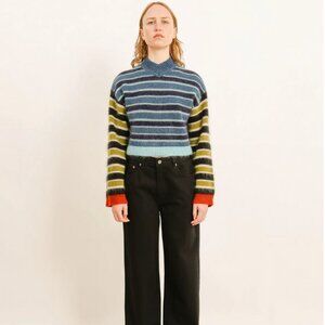 Alpha60 Hallie Knit Sweater - Striped